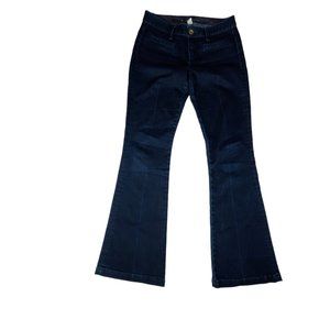 Banana Republic Vintage Flare Jeans Womens 27 30x33 Dark Wash Low Rise